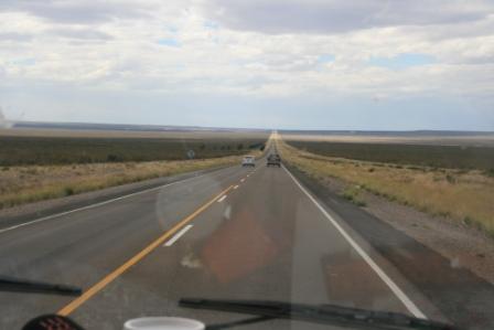 Immer gerade aus, noch 2000 Kilometer...